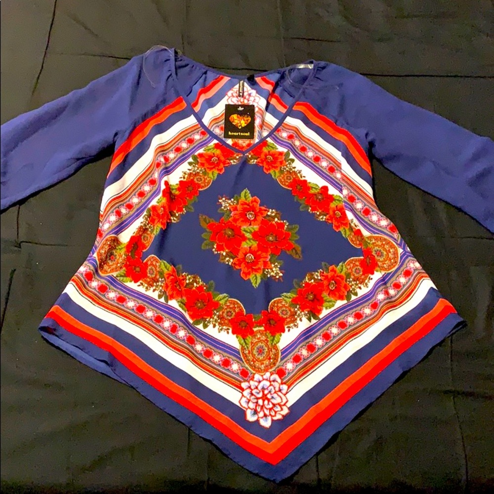 3/4 sleeve top